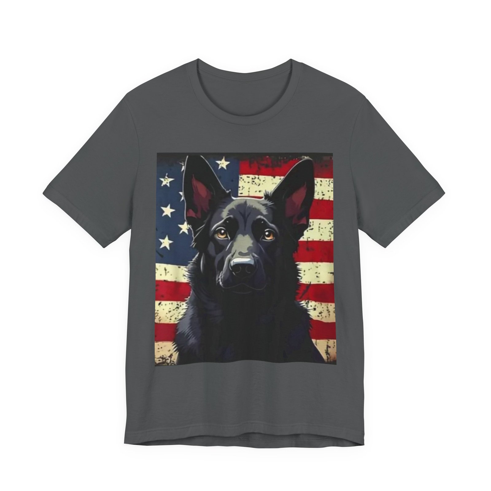 American Flag German Shepherd T-Shirt — Patriotic K9 Dog Tee - Image 26