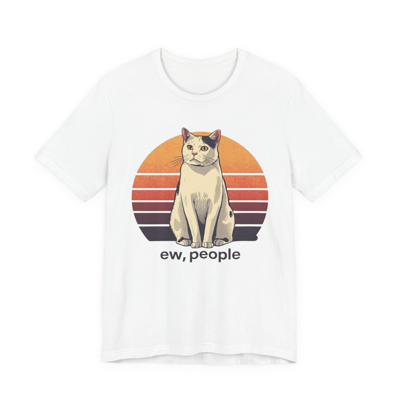 Ewe people Tee, funny cat tee, funny introvert shirt - Image 5