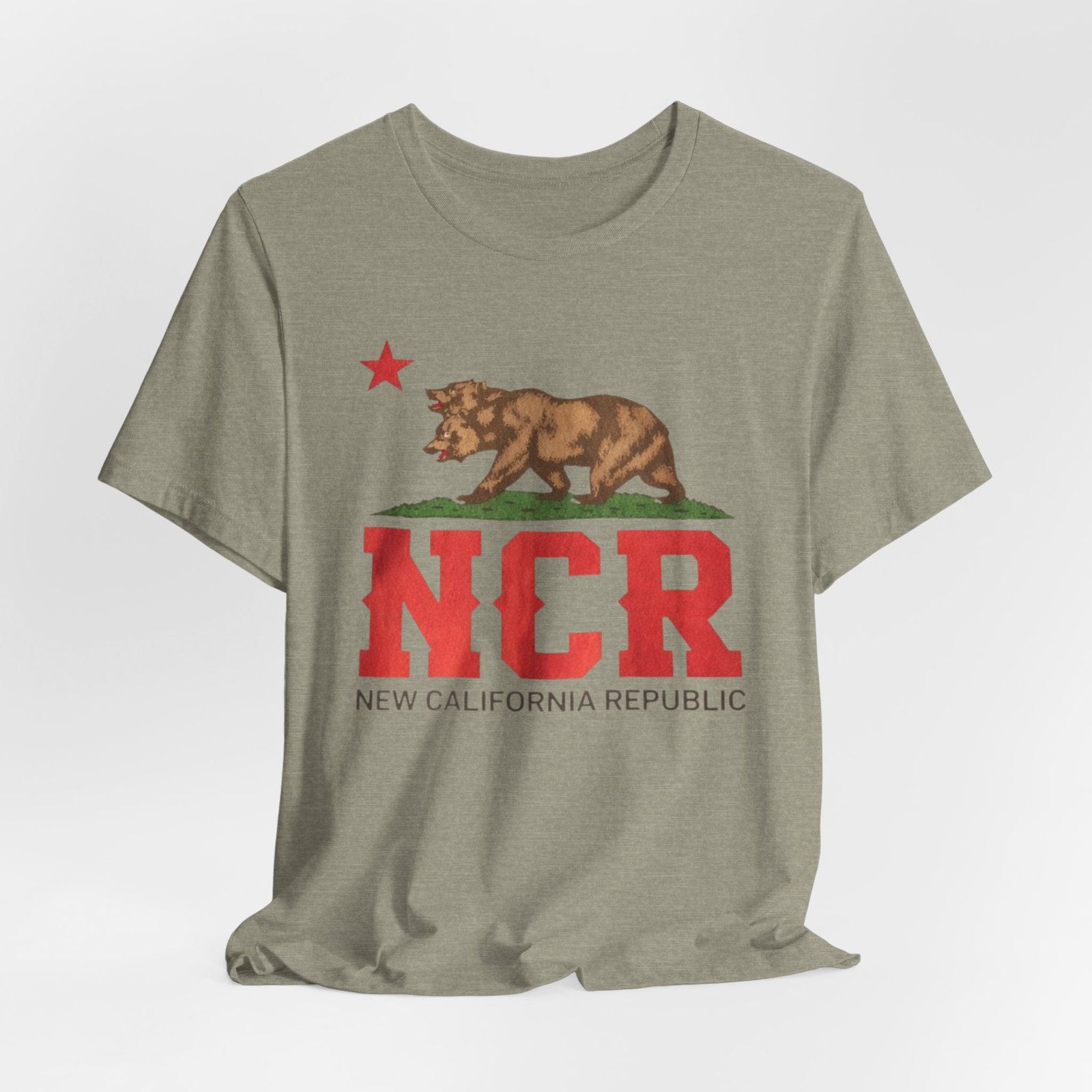 New California Republic Bear Tee — NCR Vintage State Flag T-Shirt - Image 39