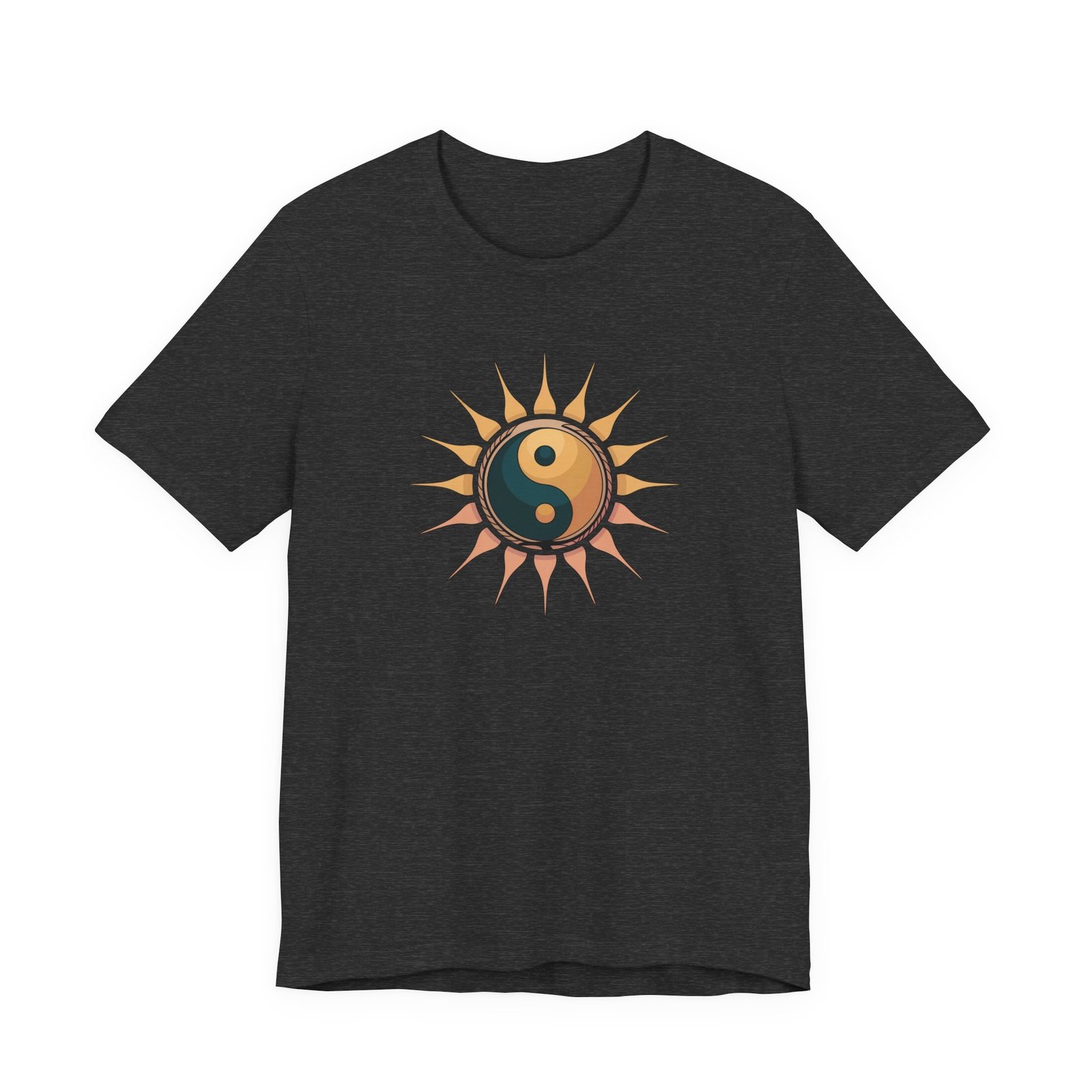 Sun and Moon Yin Yang Tee, Spiritual T-Shirt, Bohemian Style Shirt, Gift for Her, Summer Fashion - Image 21