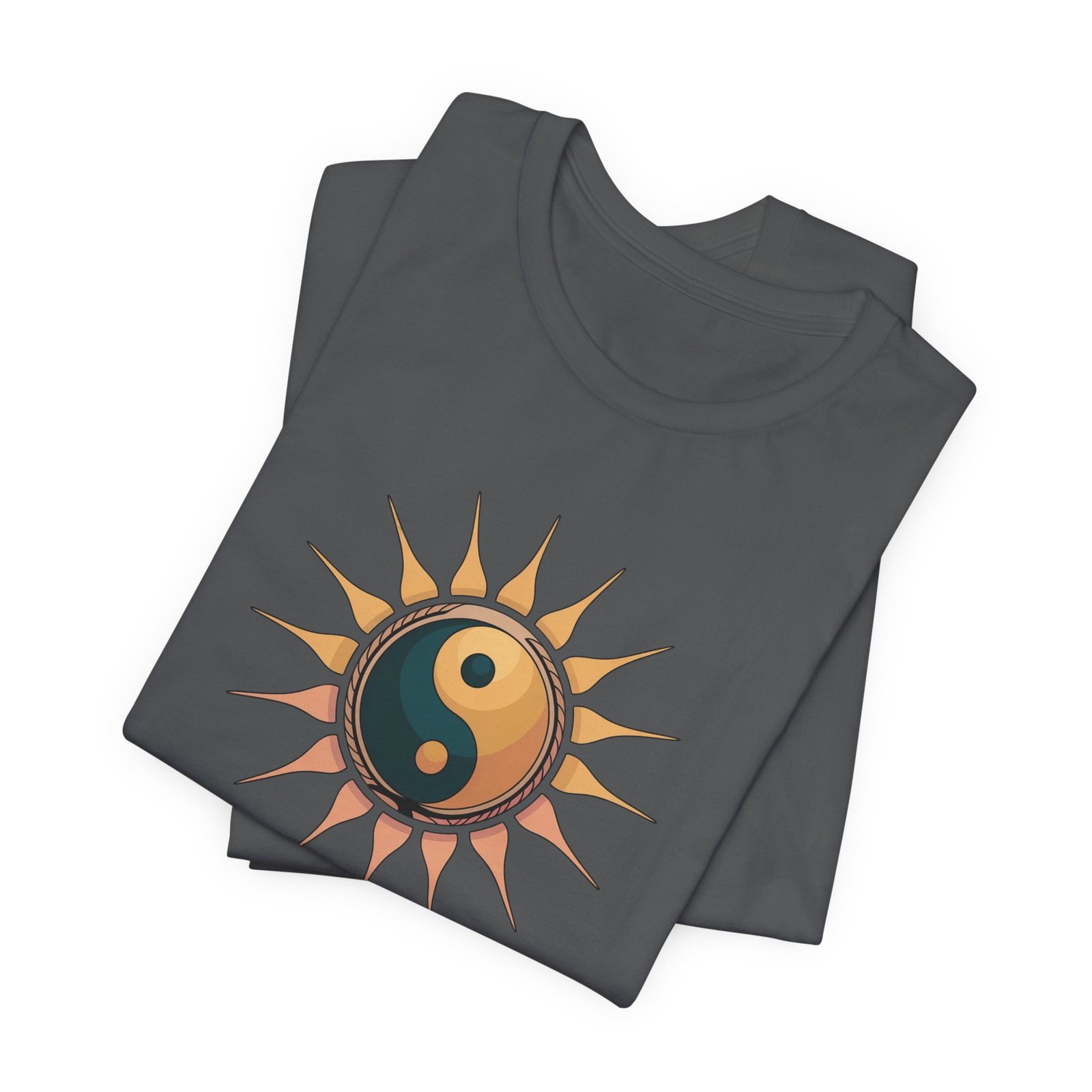Sun and Moon Yin Yang Tee, Spiritual T-Shirt, Bohemian Style Shirt, Gift for Her, Summer Fashion - Image 19