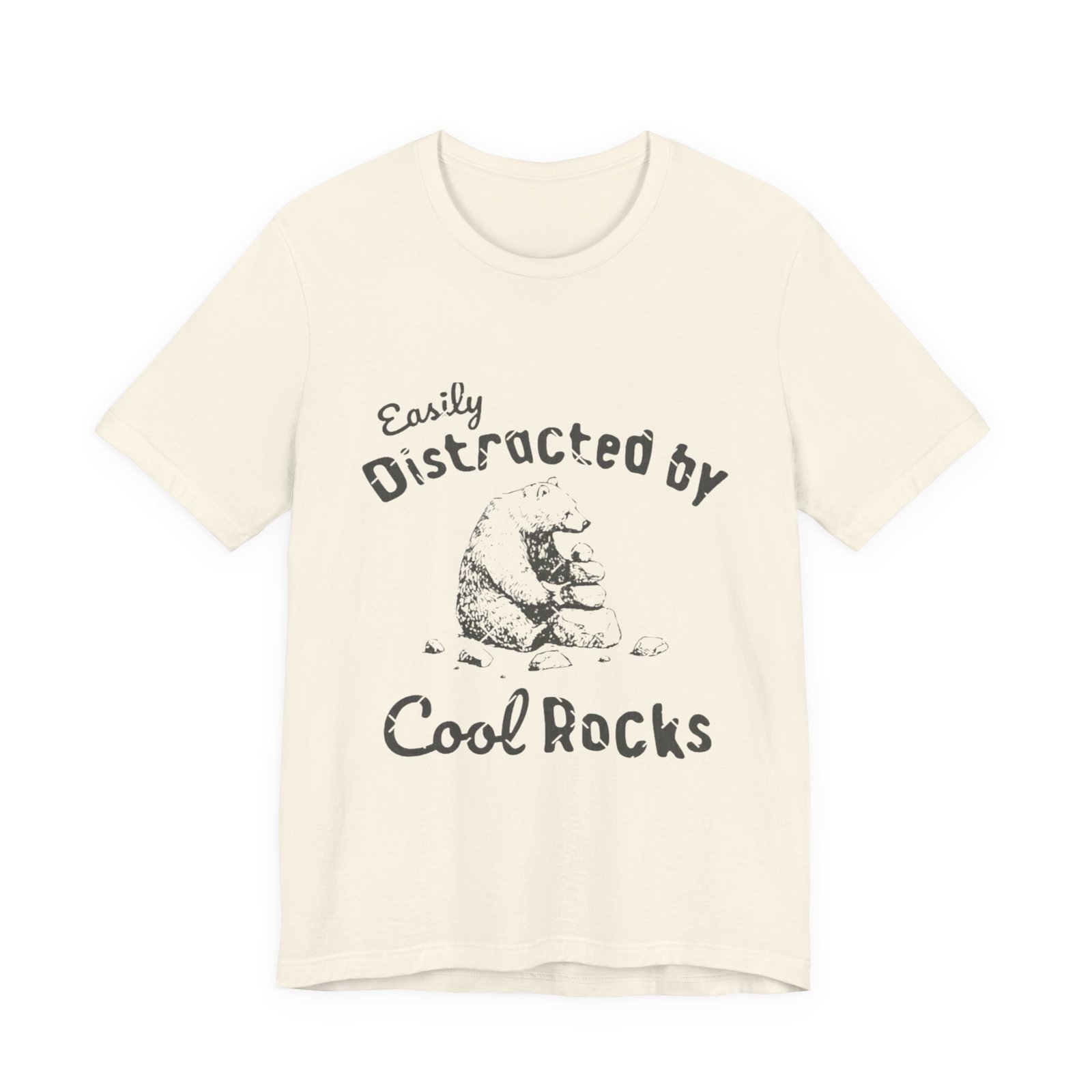 Easily Distracted by Cool Rocks Tee, Fun Unisex T-Shirt, Nature Lover Shirt, Gift for Geology Enthusiasts, Cute Casual Wear - Image 9