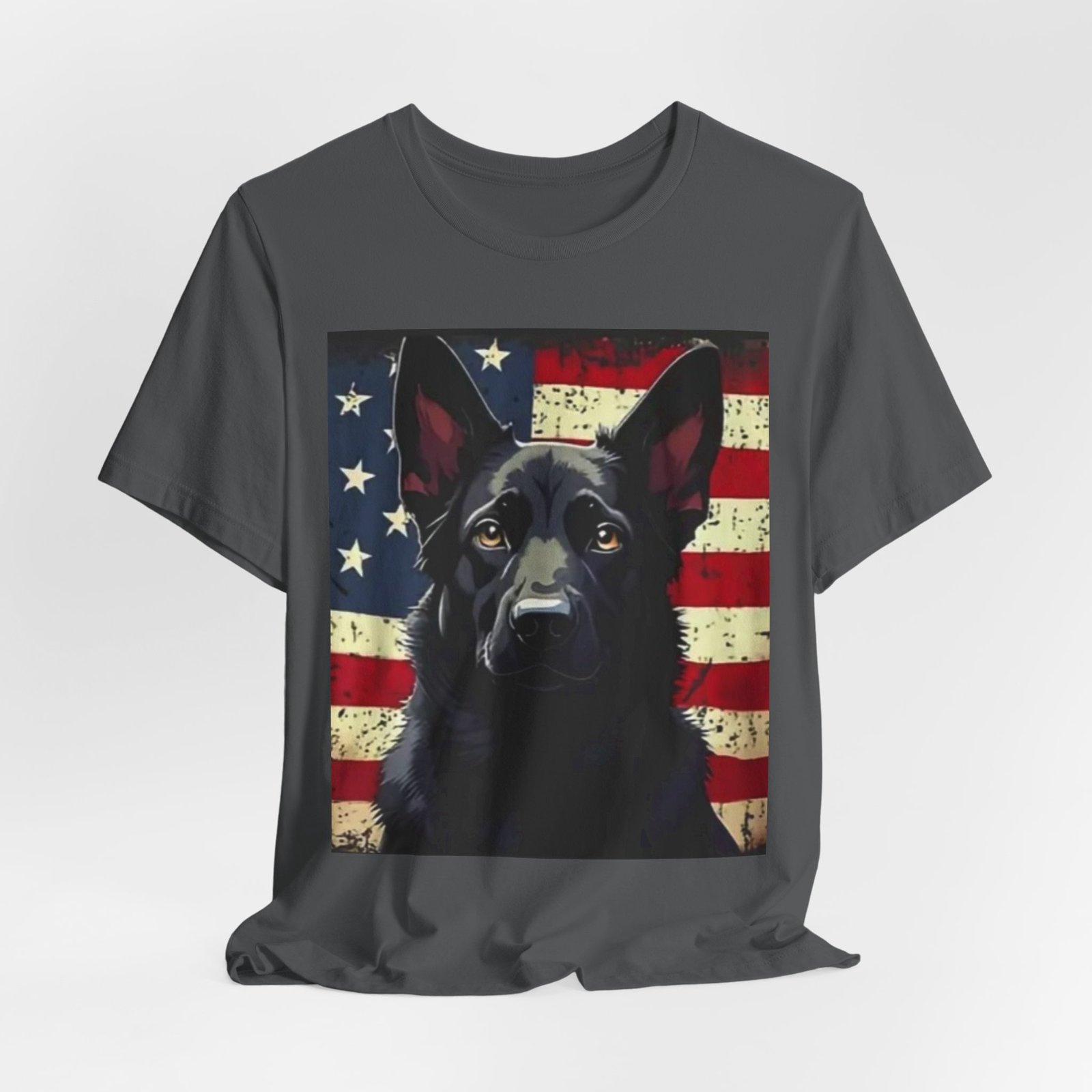 American Flag German Shepherd T-Shirt — Patriotic K9 Dog Tee - Image 29
