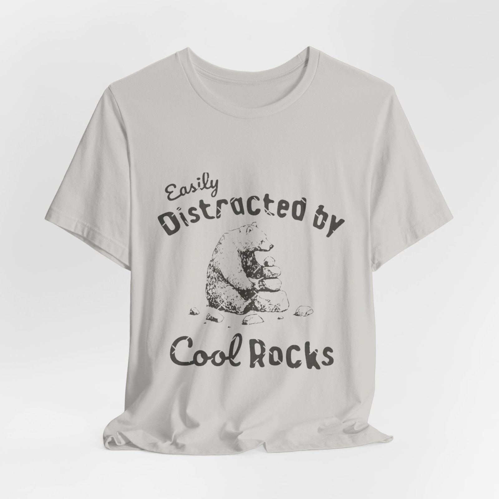 Easily Distracted by Cool Rocks Tee, Fun Unisex T-Shirt, Nature Lover Shirt, Gift for Geology Enthusiasts, Cute Casual Wear - Image 16