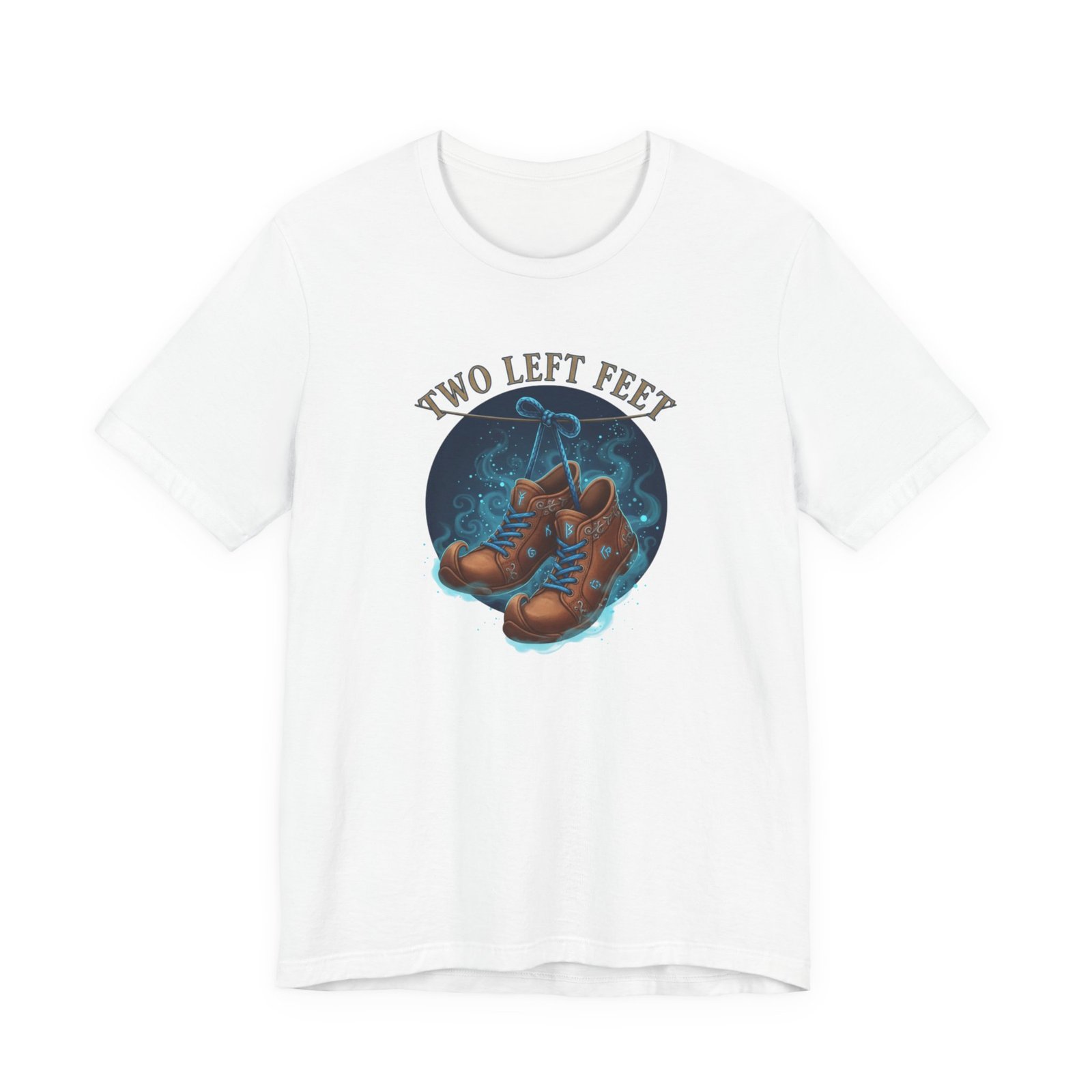 Two Left Feet T-Shirt | Dancing Shoes Illustration, Humorous Footwear Design - Image 5