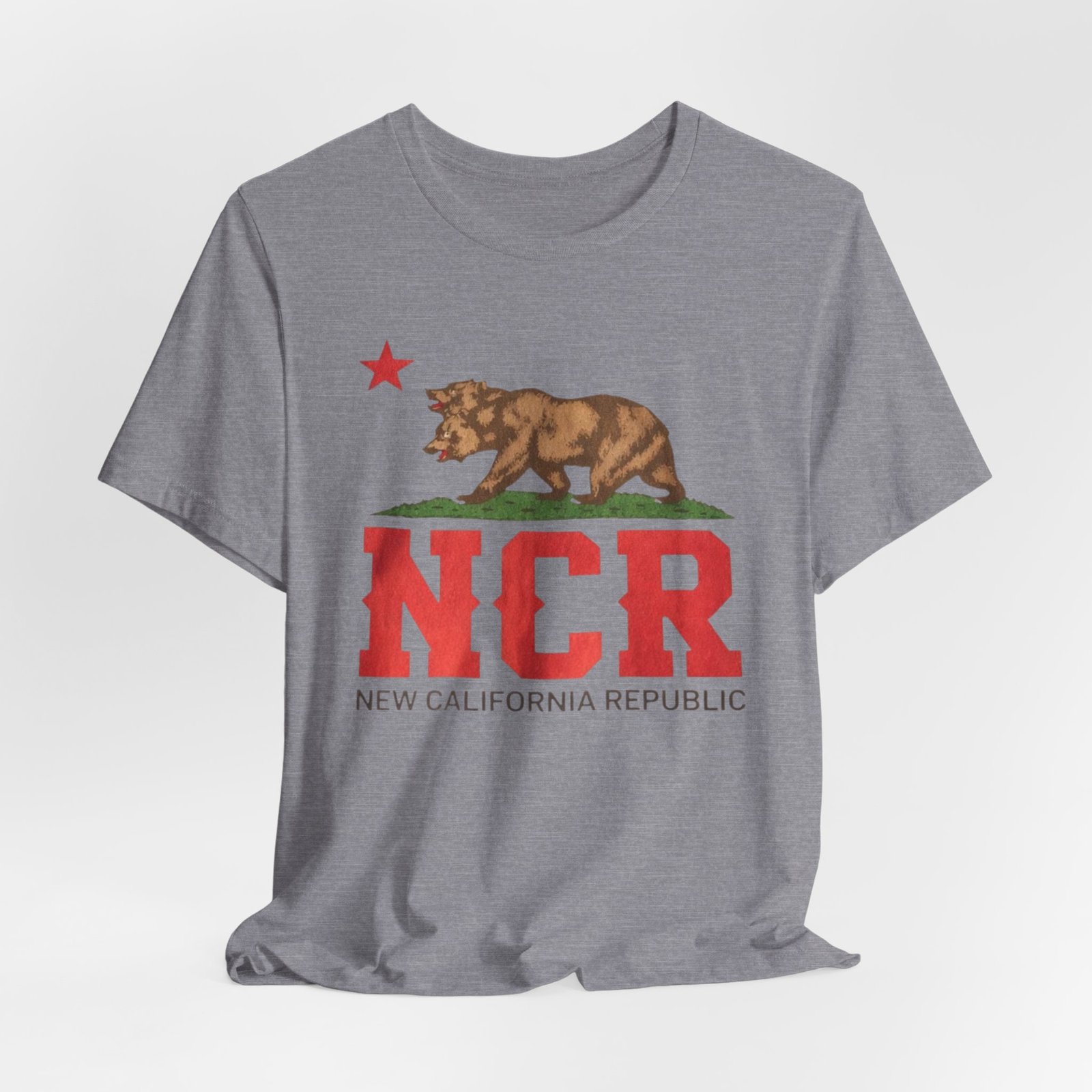 New California Republic Bear Tee — NCR Vintage State Flag T-Shirt - Image 49