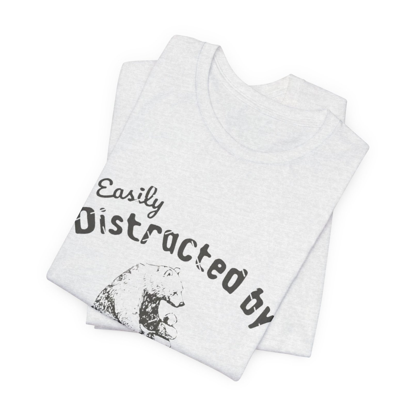 Easily Distracted by Cool Rocks Tee, Fun Unisex T-Shirt, Nature Lover Shirt, Gift for Geology Enthusiasts, Cute Casual Wear - Image 4