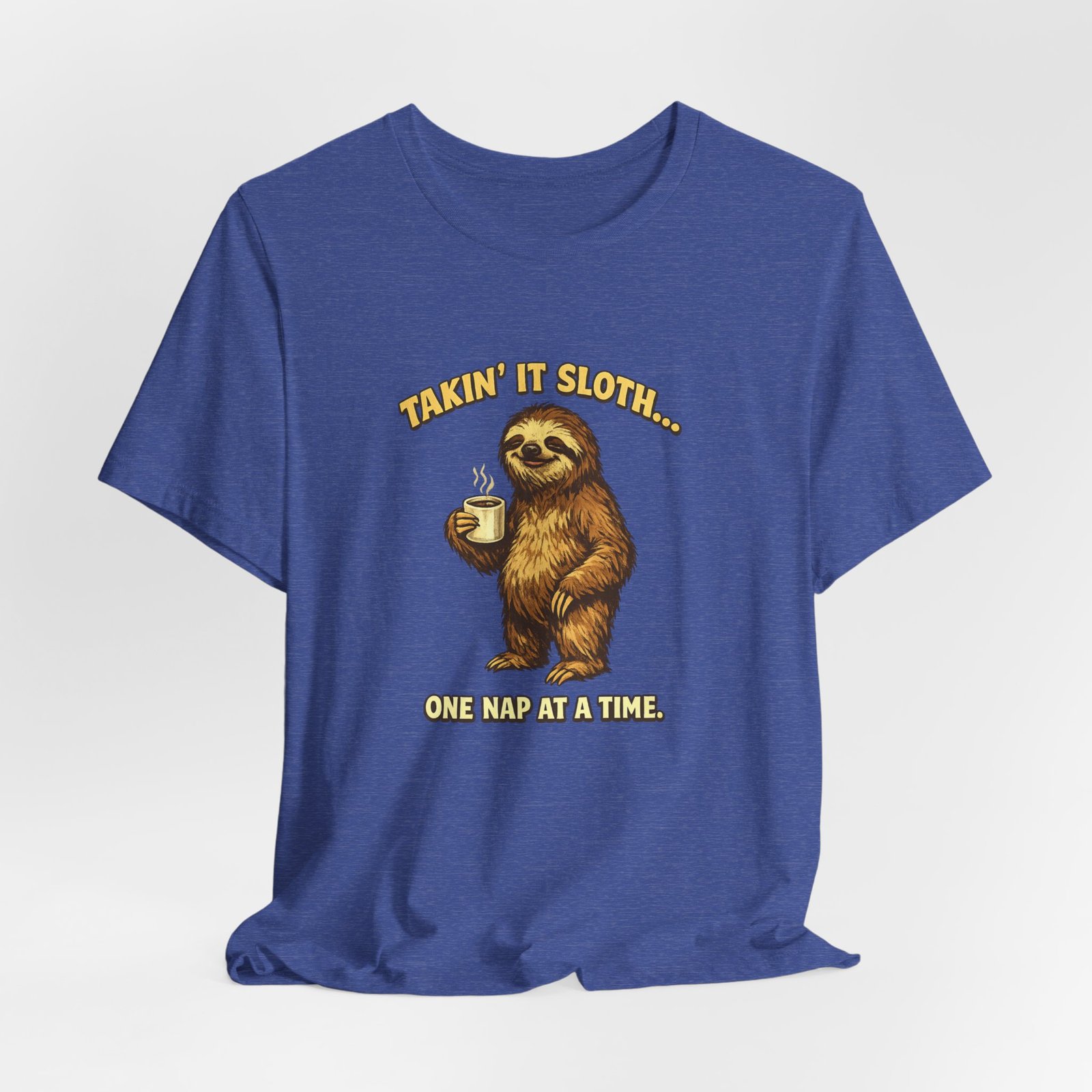 Taking It Sloth One Nap at a Time T-Shirt | Funny Sloth Tee - Image 24