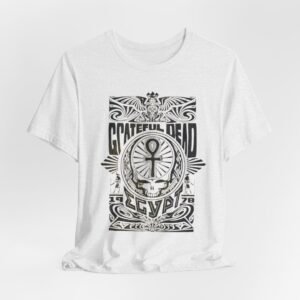 Grateful Dead Skull Ankh Graphic Tee | Vintage Band Poster Style