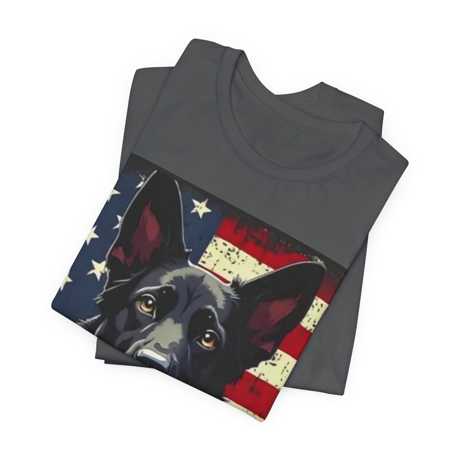 American Flag German Shepherd T-Shirt — Patriotic K9 Dog Tee - Image 28