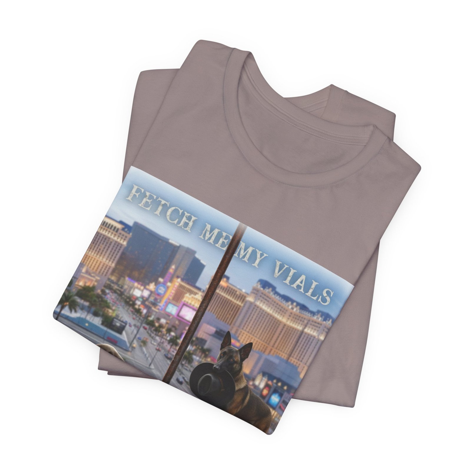 Fetch me my vials, Fallout Tee, Street Scene Graphic Tee — "Fetch Me My Vials" Retro Vegas Art Shirt - Image 4