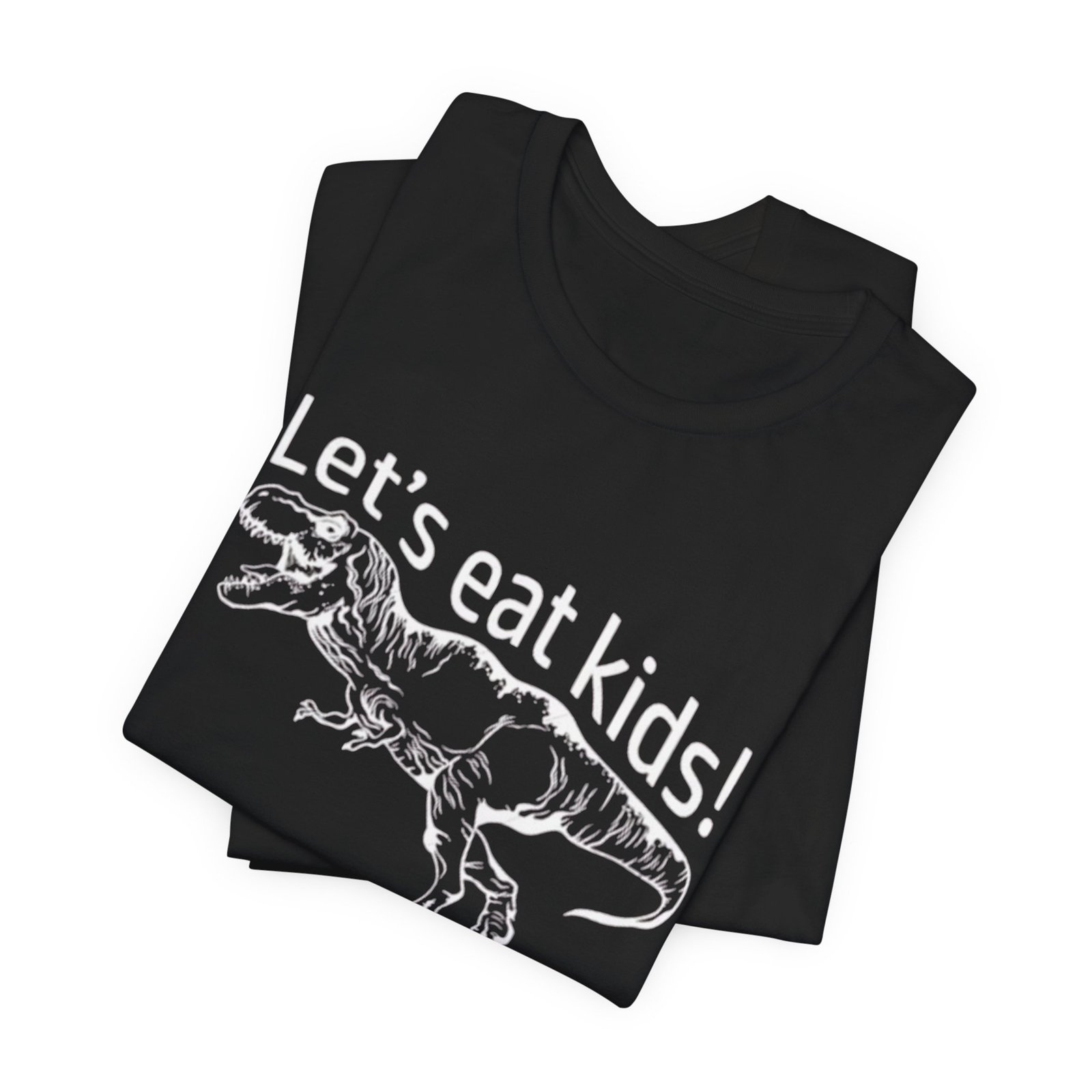 Punctuation Saves Lives T-Rex Joke Tee | Let's eat, kids! T-Shirt, English teacher tee - Image 4