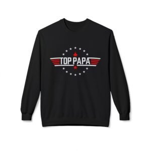 Papa Vintage Aviation Logo Sweatshirt | Retro Pilot Wings Crewneck,  Fathers day