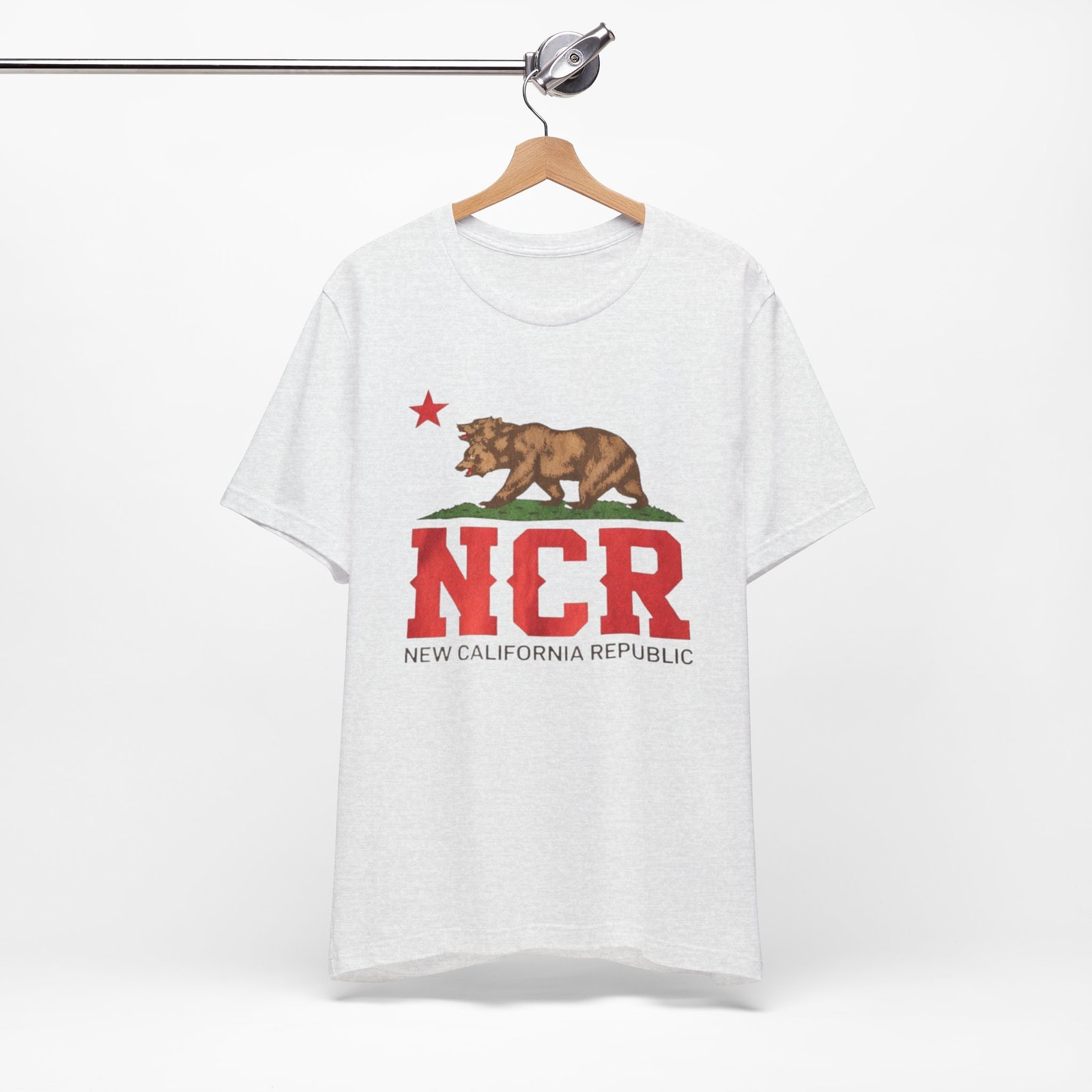 New California Republic Bear Tee — NCR Vintage State Flag T-Shirt - Image 5