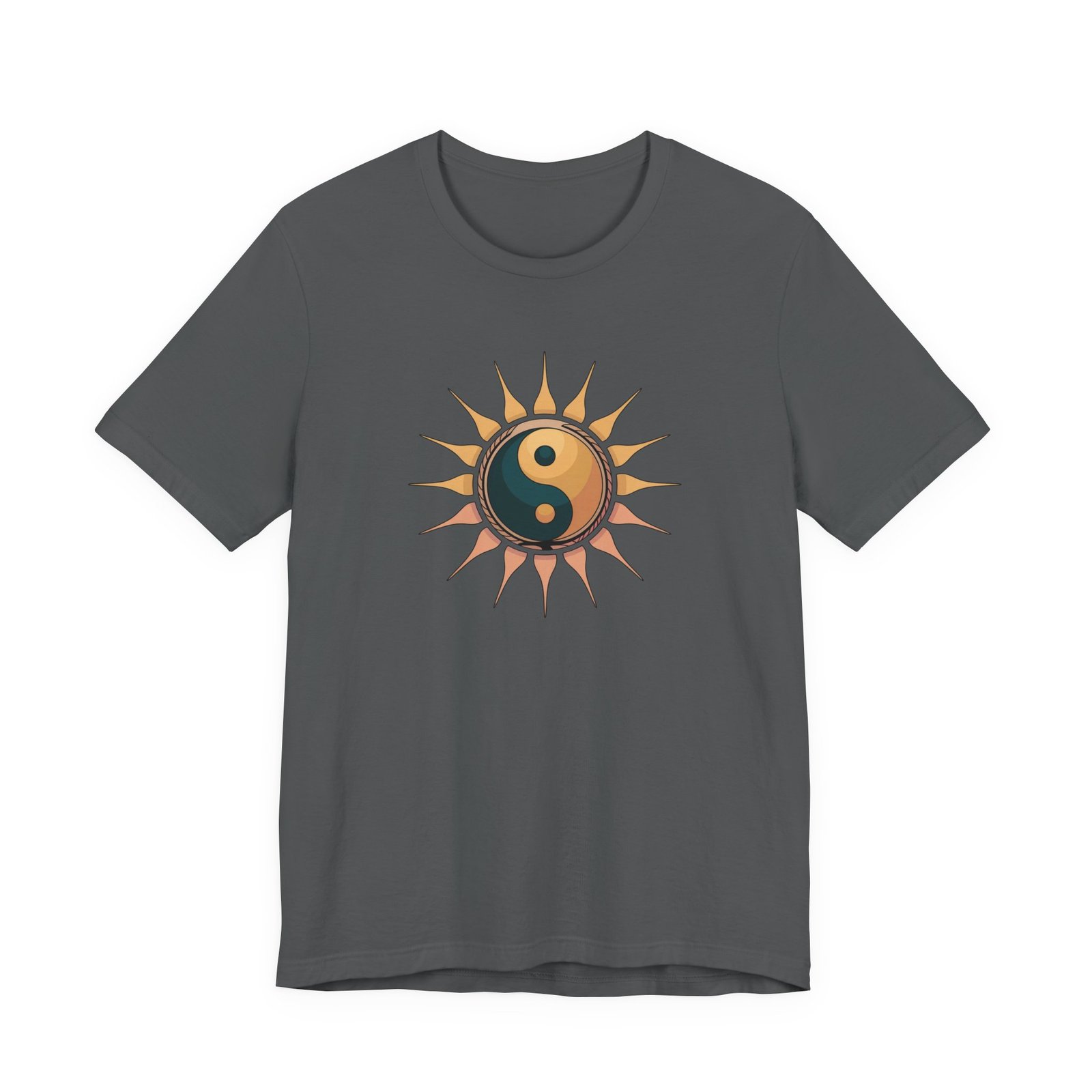 Sun and Moon Yin Yang Tee, Spiritual T-Shirt, Bohemian Style Shirt, Gift for Her, Summer Fashion - Image 17