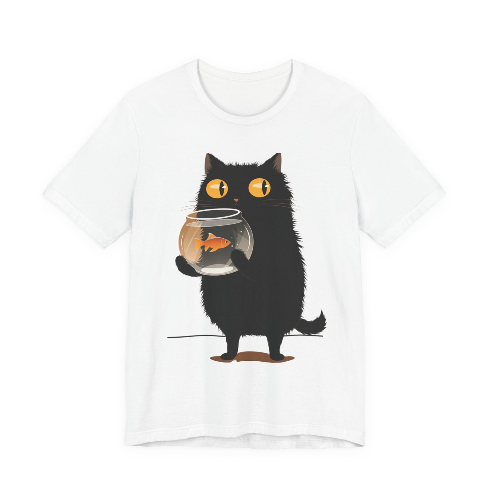 Cute Cat Graphic Tee, Unique Cat Lover Shirt, Animal Lover Gift, Fun Gift for Pet Owners, Casual Everyday Wear - Image 5
