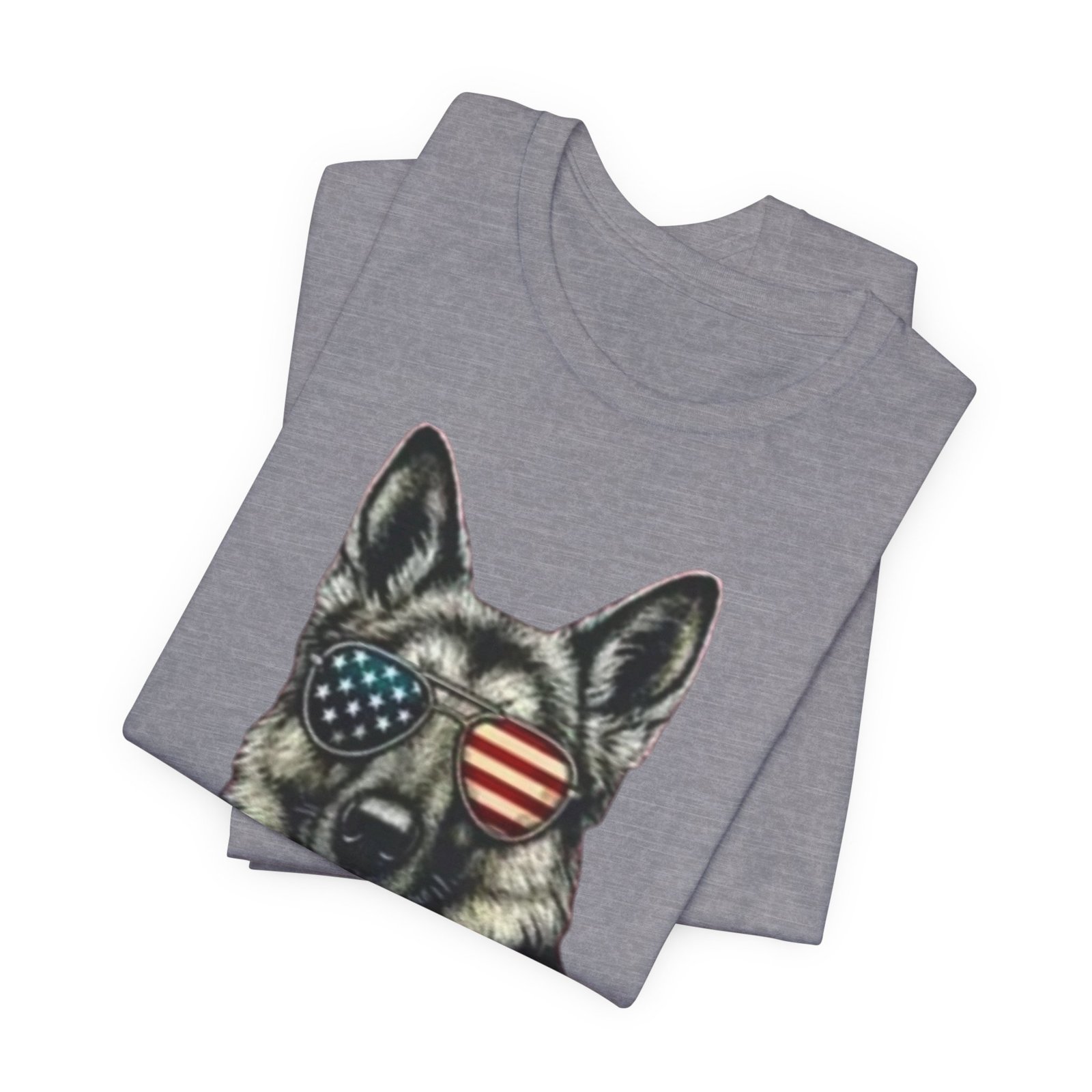German Shepherd, American Flag Sunglasses German Shepherd T-Shirt - Image 23