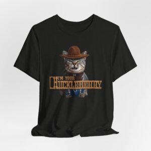 I'll be your Huckleberry, Cowboy Cat graphic tee | Western cat illustration t-shirt
