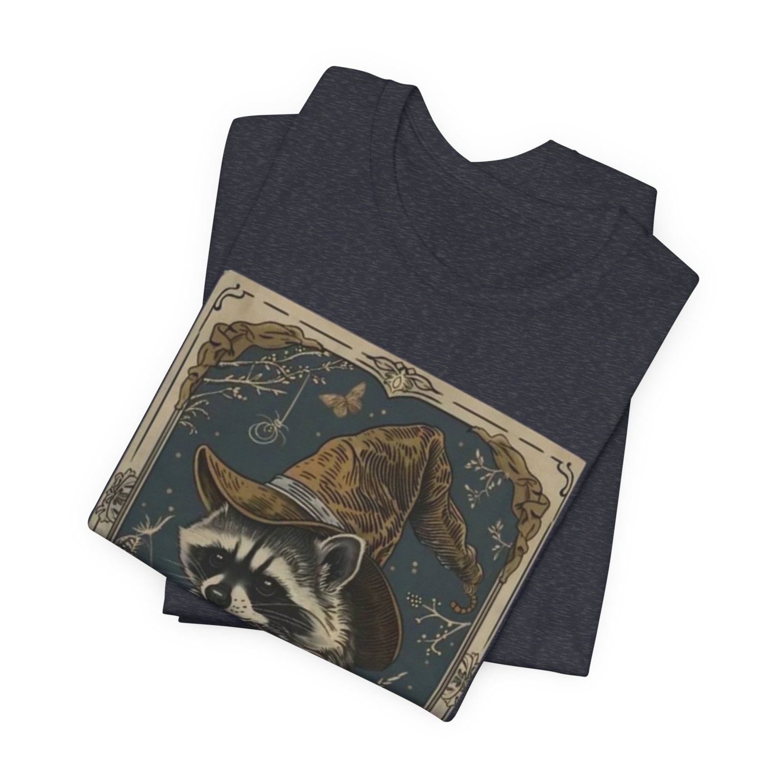 Magician Raccoon Illustration T-Shirt | Tarot Style Mystic Animal Tee - Image 19
