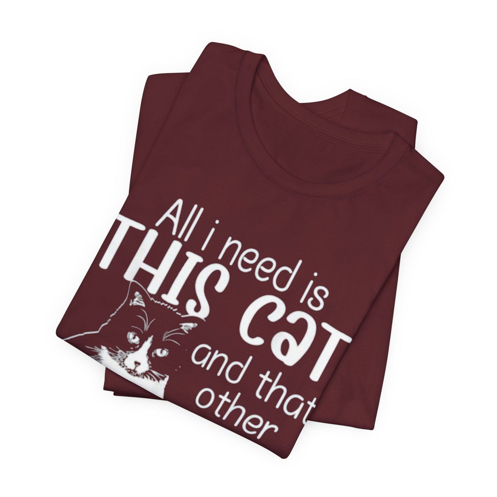 Cute Cat Illustration Tee | Cat Graphic T-Shirt - Image 35