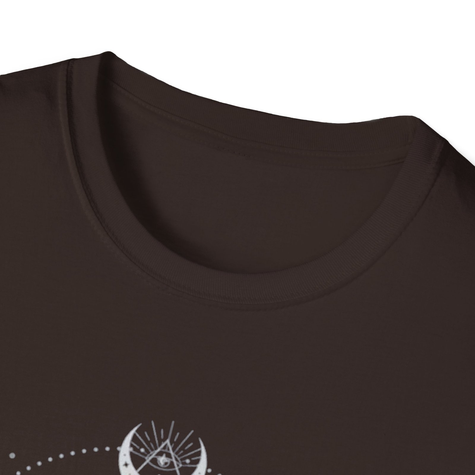 Lunar Moth Illustration T-Shirt | Crescent Moon, Phases, Geometric Mystic - Image 7