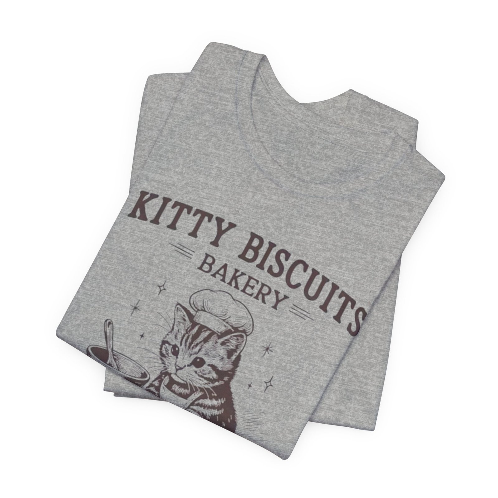 Cute Cat Bakery Tee, Kitty Biscuits Shirt, Animal Lover Gift, Funny Pet T-Shirt, Baking Humor Tee - Image 19