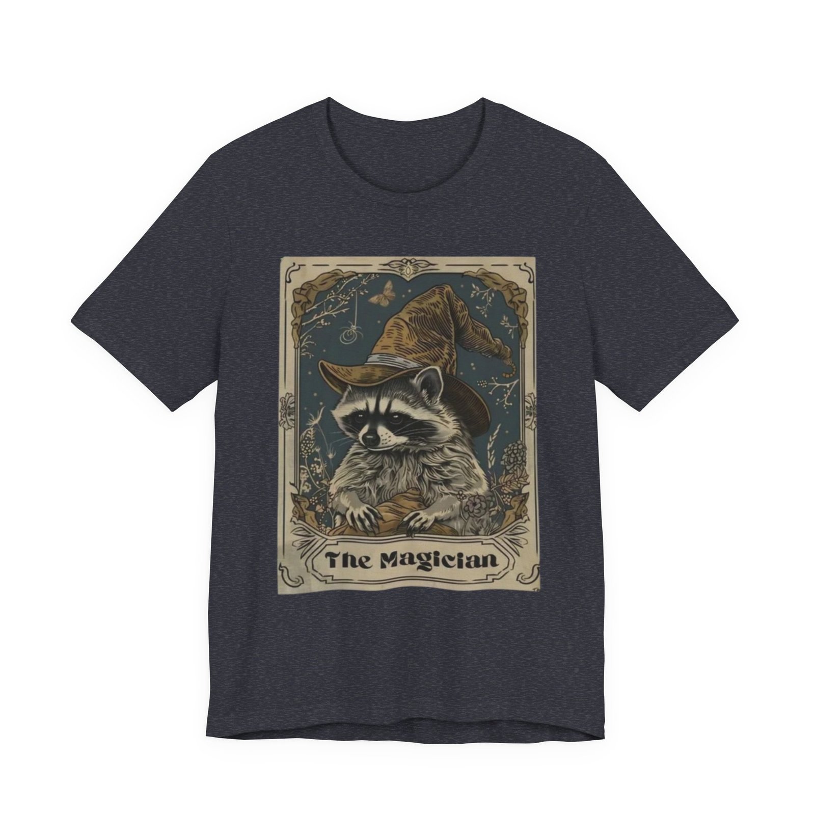 Magician Raccoon Illustration T-Shirt | Tarot Style Mystic Animal Tee - Image 17