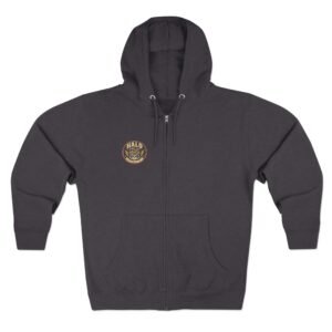 Halo Apparel Co. Vintage Cat Logo Zip Hoodie