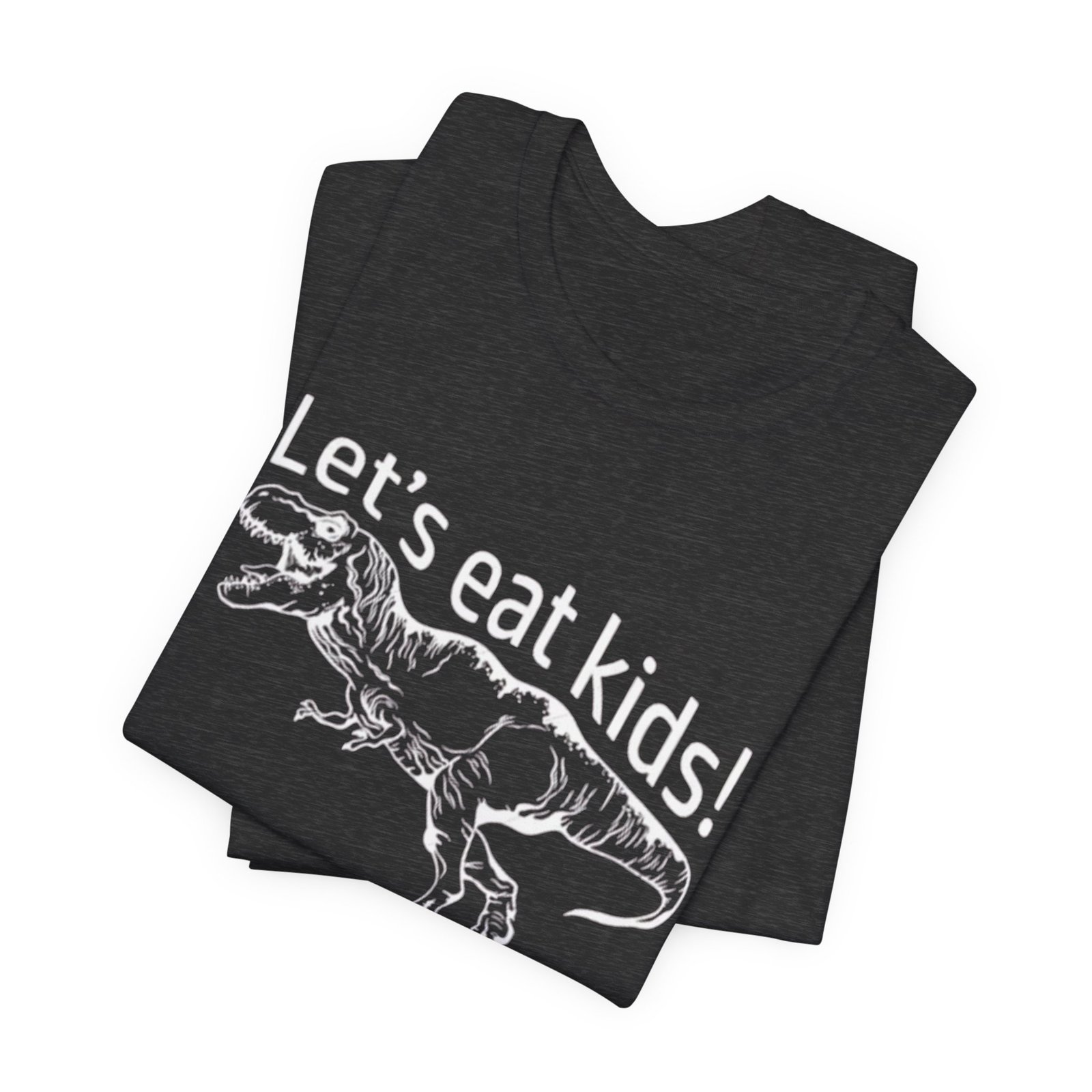 Punctuation Saves Lives T-Rex Joke Tee | Let's eat, kids! T-Shirt, English teacher tee - Image 15