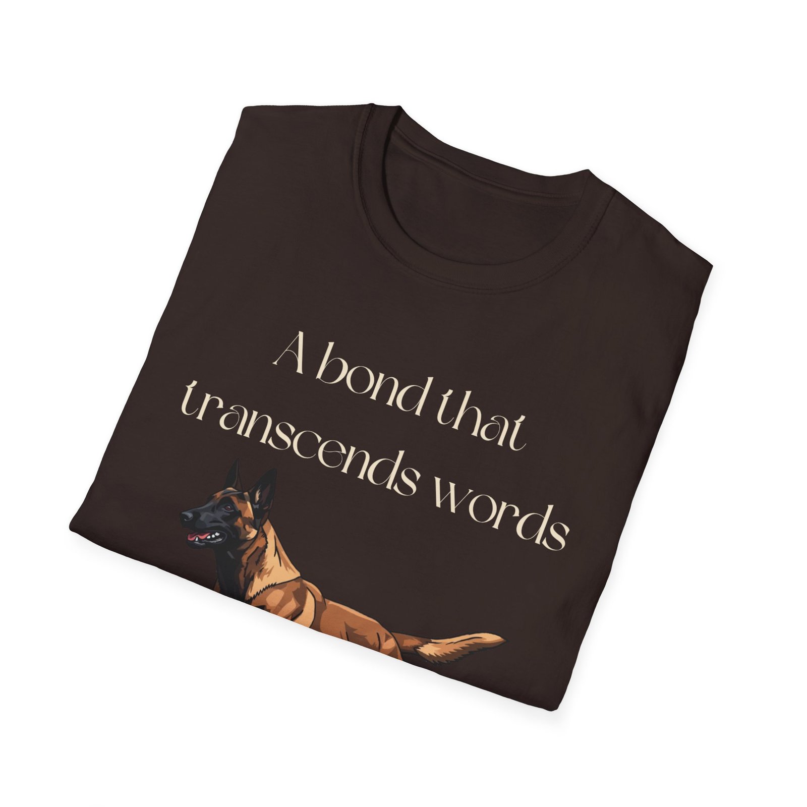 Belgian Malinois Dog Lover shirt T-Shirt | A Bond That Transcends Words - Image 8