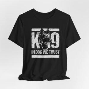 German Shepherd,  'In Dog We Trust' T-Shirt — German Shepherd Dog Lover Tee