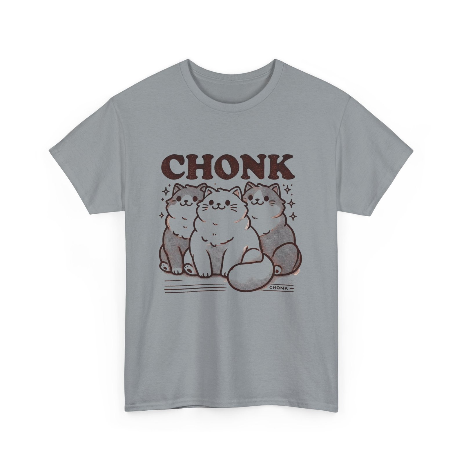 Chonk, Funny Chunky Cats Unisex Tee: Fat Cat Shirt, Funny Cat T-Shirt, Cute Kitty Top, Cat Lover Gift, Graphic Tee - Image 15