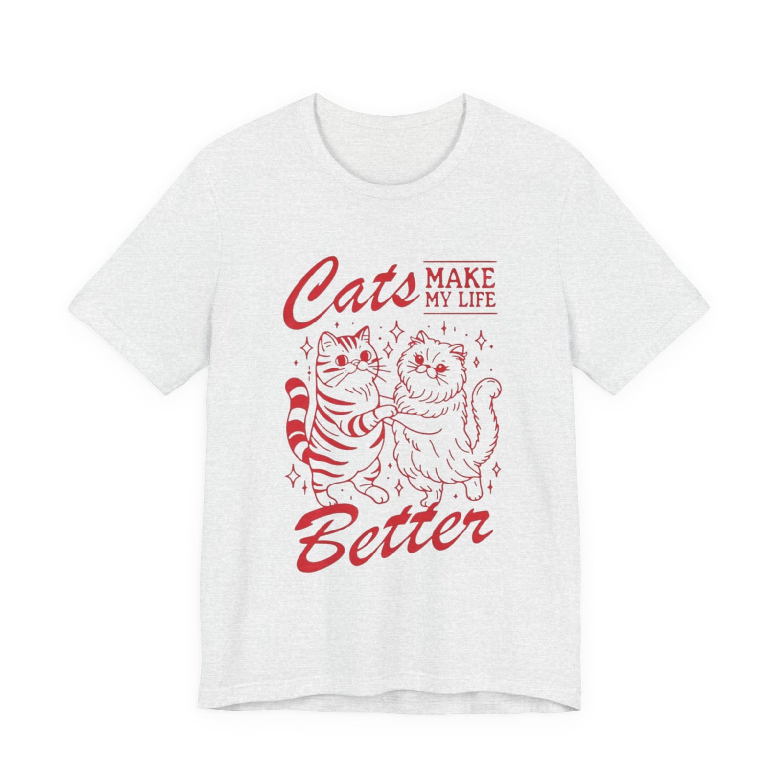 Cat Lovers Unisex Tee, Cute Cat Shirt, Pet Lover Gift, Funny Cat T-Shirt, Personalized Animal Apparel - Image 2
