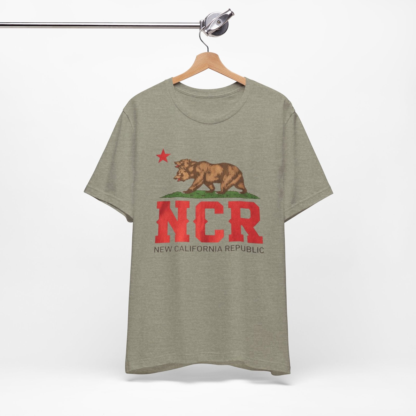 New California Republic Bear Tee — NCR Vintage State Flag T-Shirt - Image 40