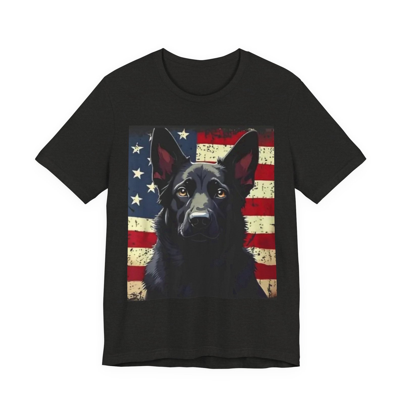 American Flag German Shepherd T-Shirt — Patriotic K9 Dog Tee - Image 11