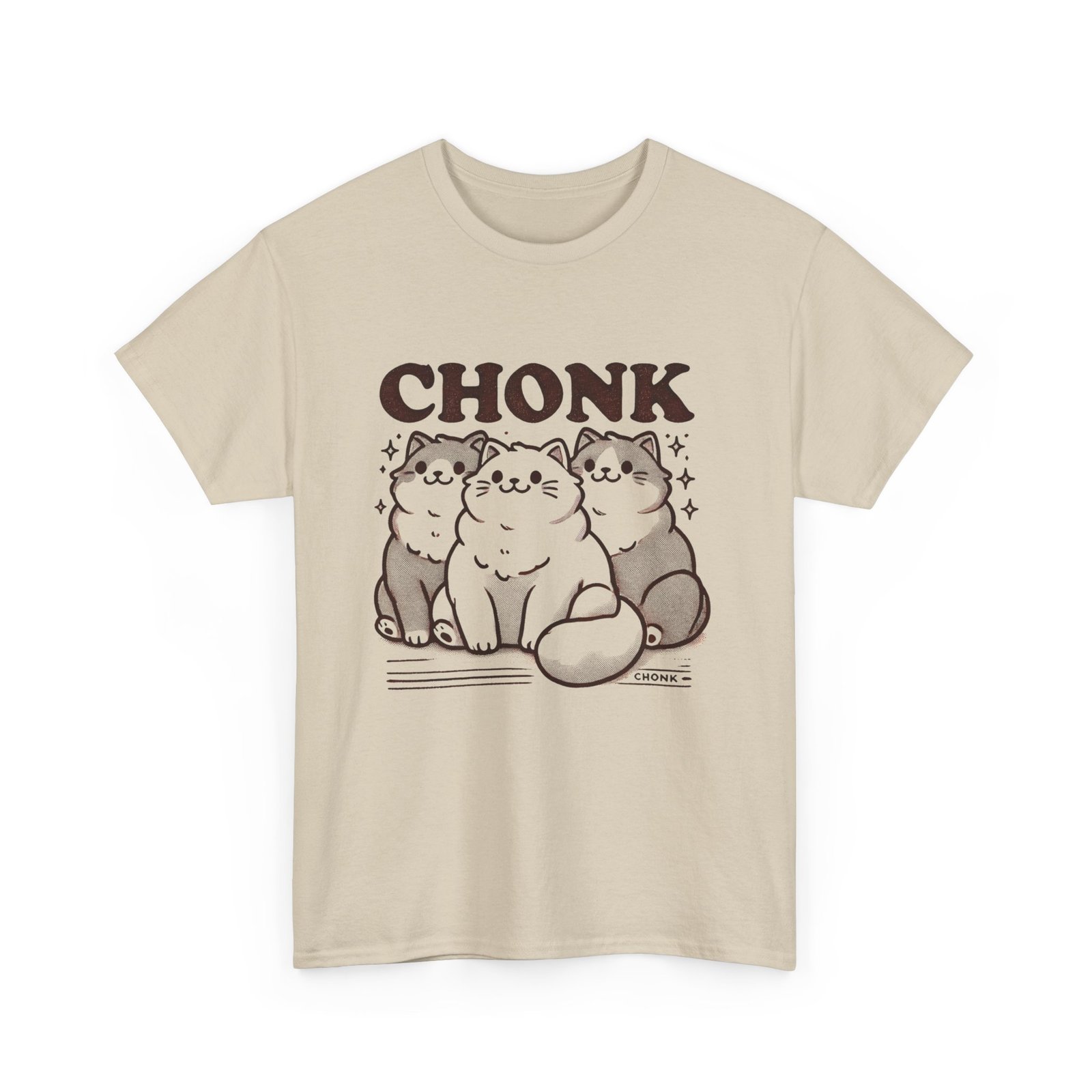 Chonk, Funny Chunky Cats Unisex Tee: Fat Cat Shirt, Funny Cat T-Shirt, Cute Kitty Top, Cat Lover Gift, Graphic Tee - Image 11
