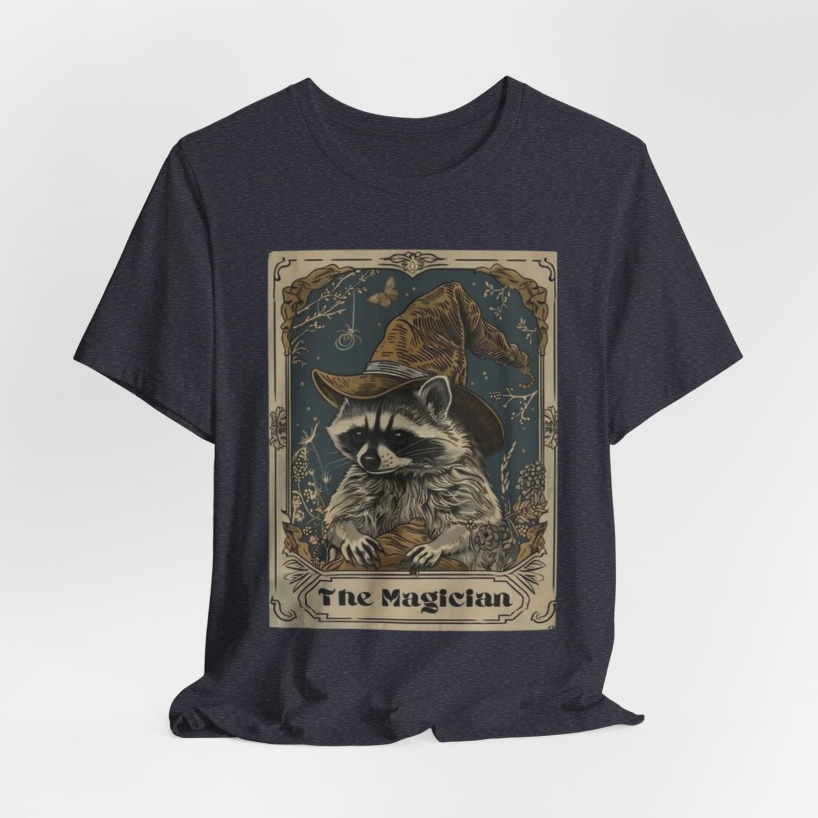 Magician Raccoon Illustration T-Shirt | Tarot Style Mystic Animal Tee - Image 20