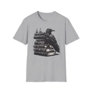 Mystical Raven T-Shirt | Perfect for Book Lovers, Halloween, Fall Fashion, Cozy Vibes, Unique Gift Idea