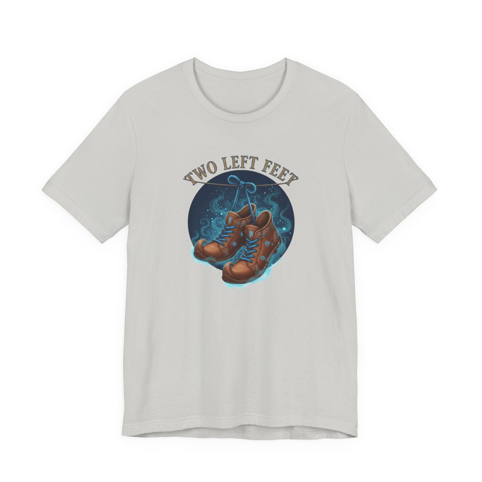 Two Left Feet T-Shirt | Dancing Shoes Illustration, Humorous Footwear Design - Image 2