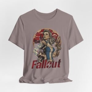 Fallout Pin-Up T‑Shirt — Vintage Vault Girl Retro Video Game Tee