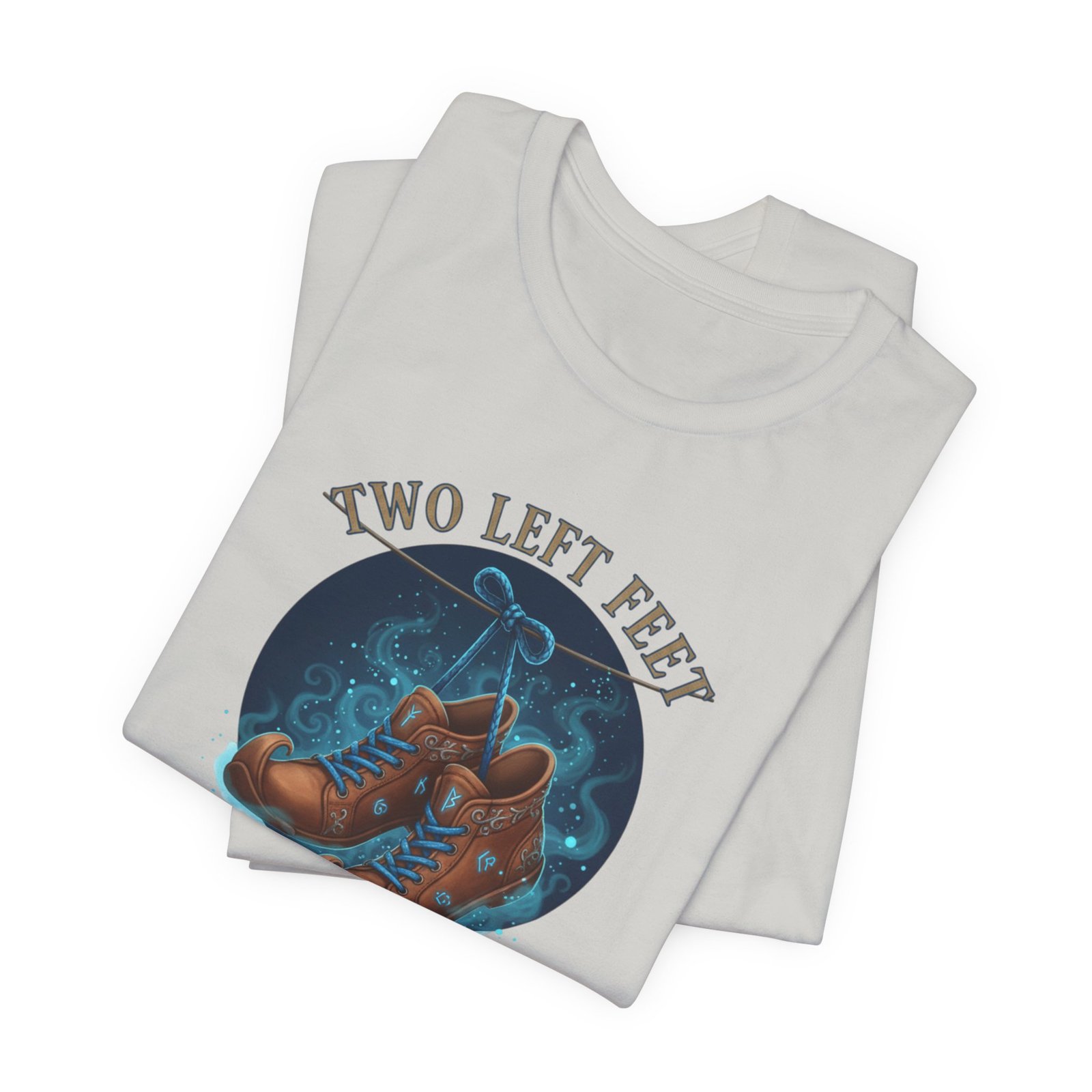 Two Left Feet T-Shirt | Dancing Shoes Illustration, Humorous Footwear Design - Image 4