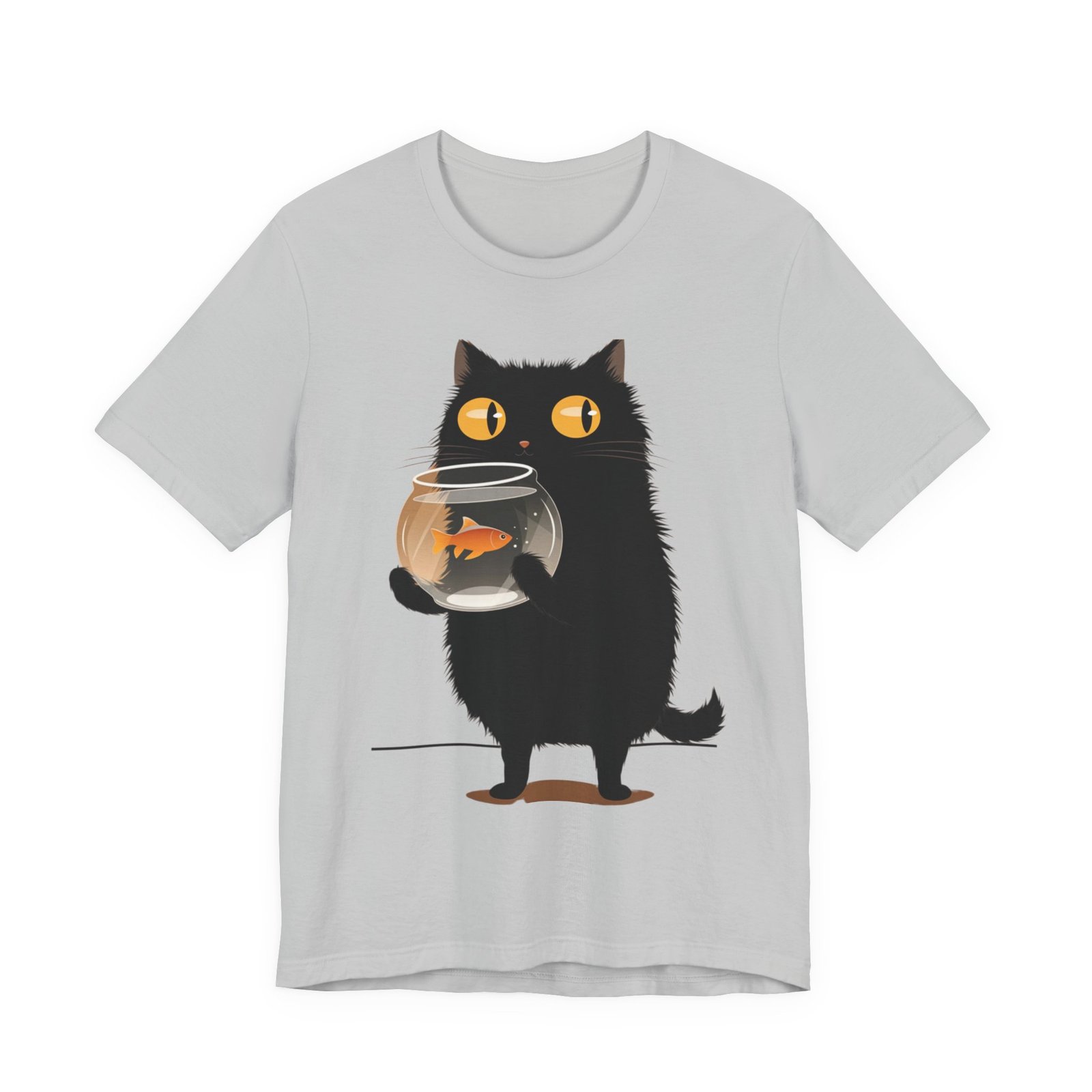 Cute Cat Graphic Tee, Unique Cat Lover Shirt, Animal Lover Gift, Fun Gift for Pet Owners, Casual Everyday Wear - Image 2