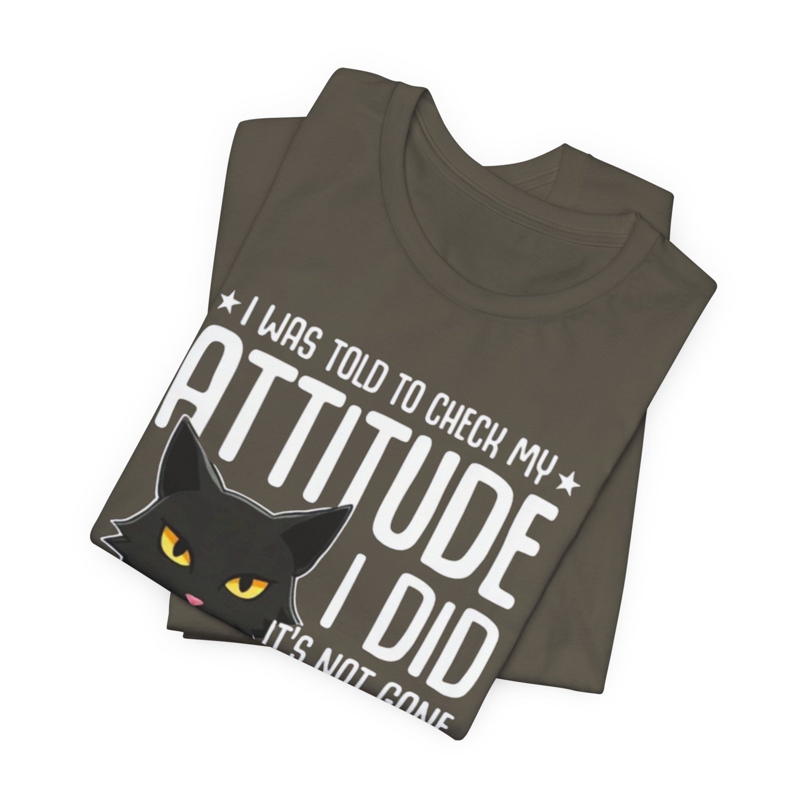 Sassy Black Cat Attitude T-Shirt | Funny Cat Tee, Graphic Kitty Quote - Image 11