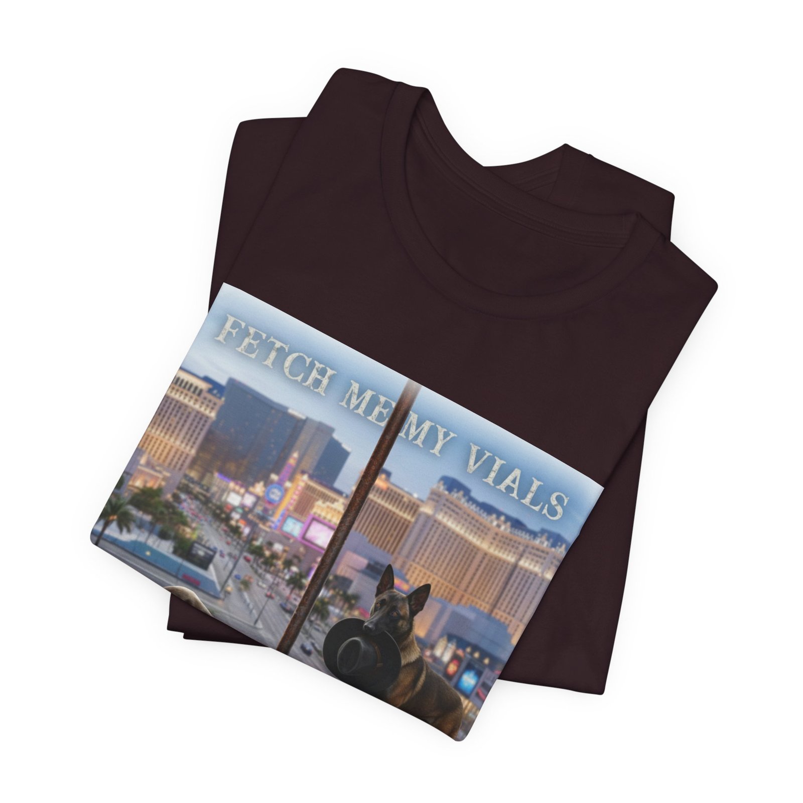 Fetch me my vials, Fallout Tee, Street Scene Graphic Tee — "Fetch Me My Vials" Retro Vegas Art Shirt - Image 48