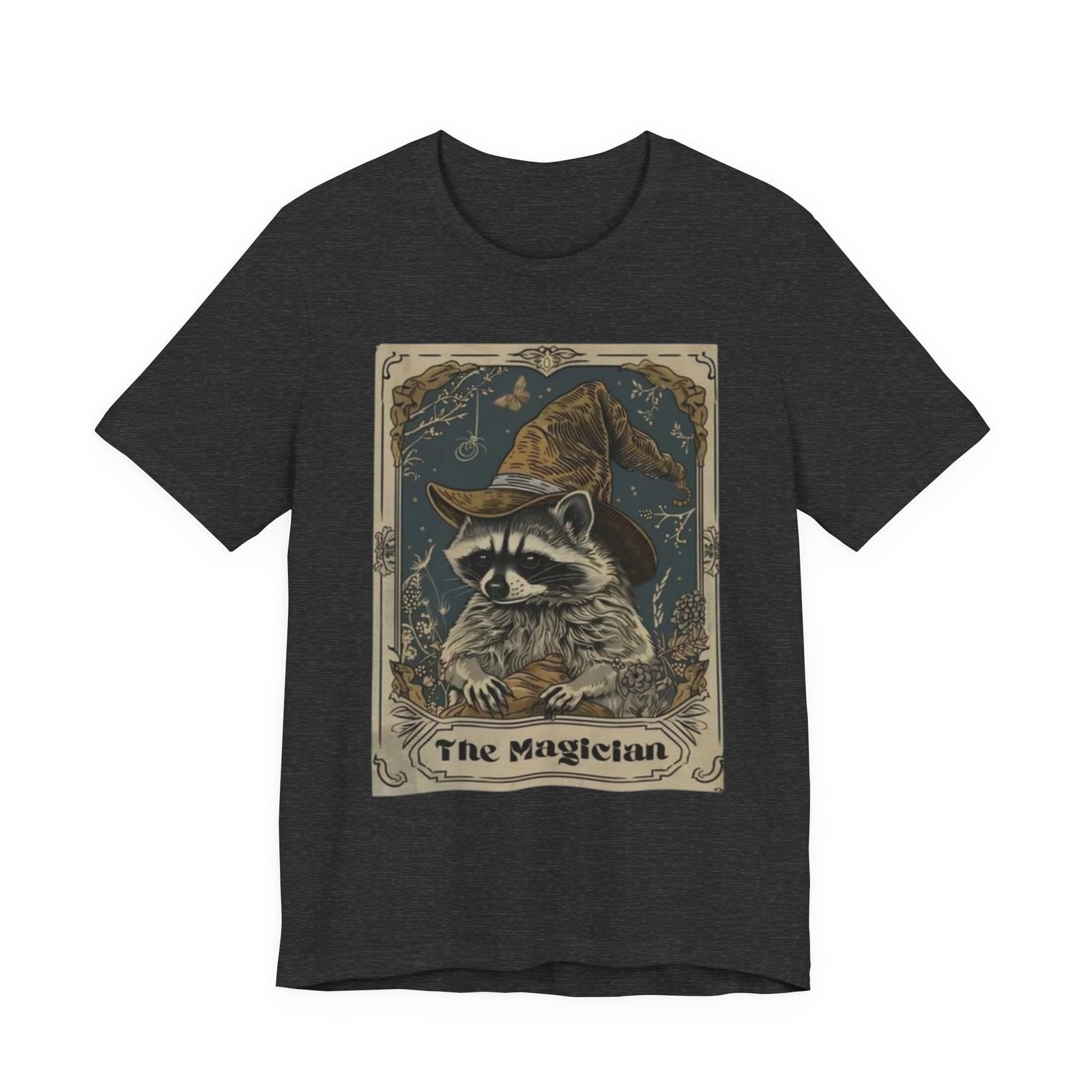 Magician Raccoon Illustration T-Shirt | Tarot Style Mystic Animal Tee - Image 13