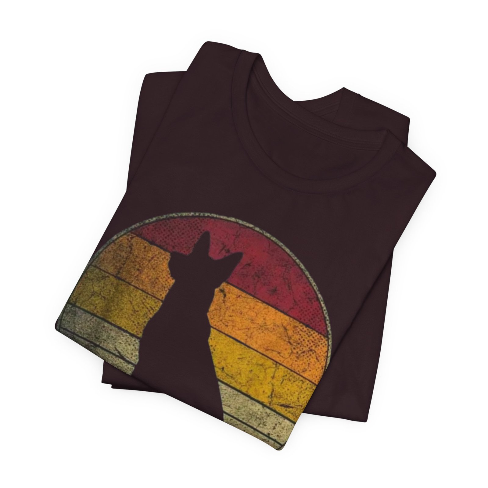 German Shepherd Silhouette Tee — Retro Sunset Dog Lover T-Shirt - Image 19