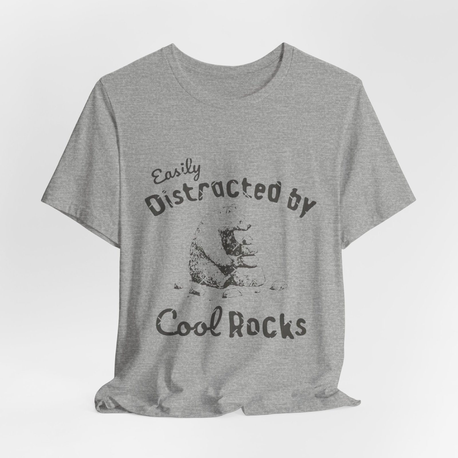Easily Distracted by Cool Rocks Tee, Fun Unisex T-Shirt, Nature Lover Shirt, Gift for Geology Enthusiasts, Cute Casual Wear - Image 20