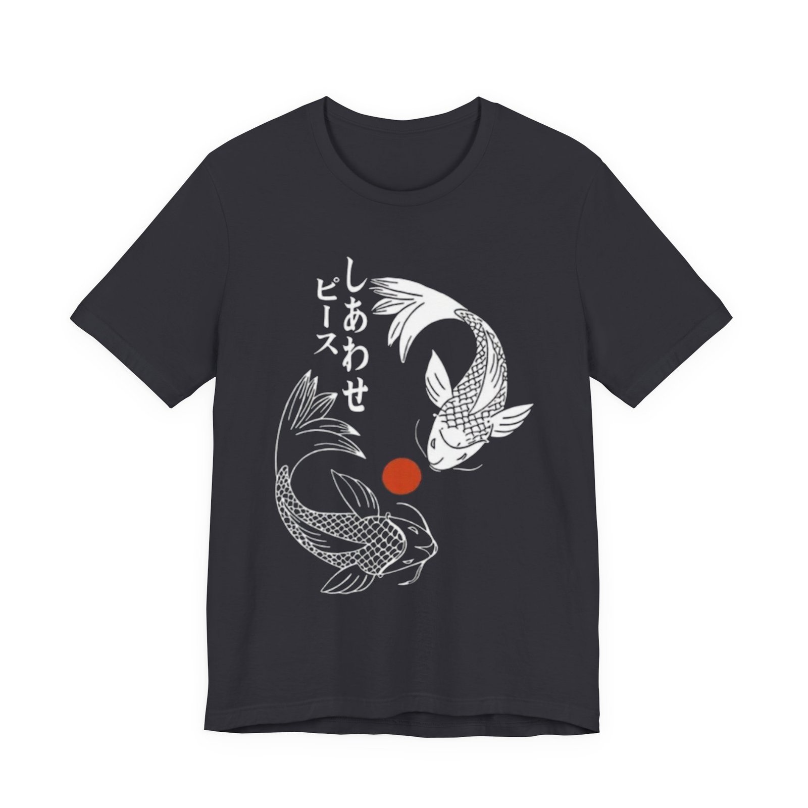 Japanese Koi Fish Short Sleeve Tee, Unisex T-Shirt, Zen Apparel, Gift for Her, Gift for Him, Casual Daily Wear - Image 9