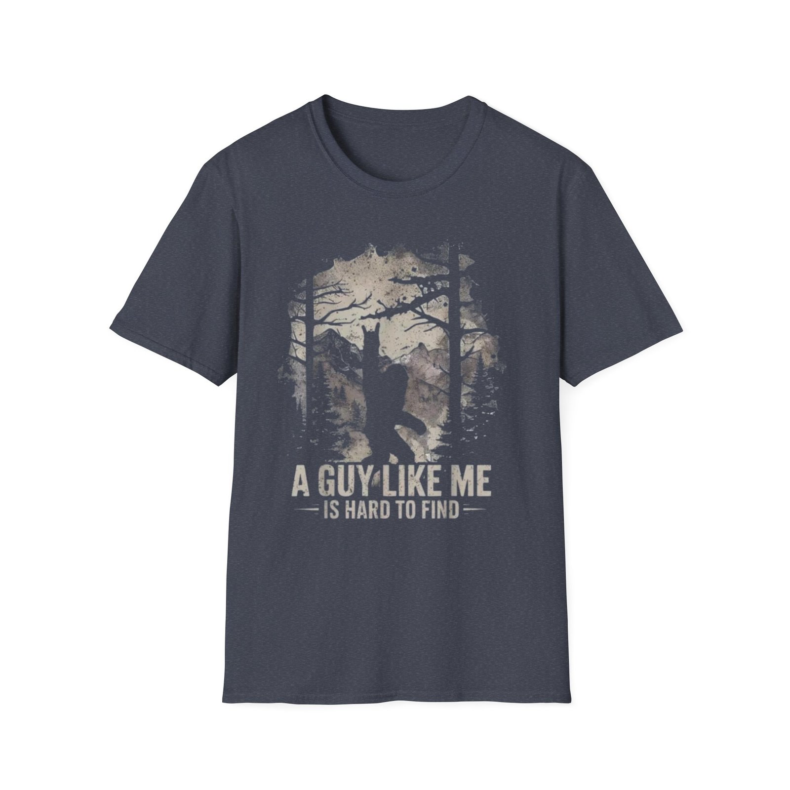A Guy Like Me Is Hard To Find T-Shirt | Hunting Forest Silhouette - Image 13