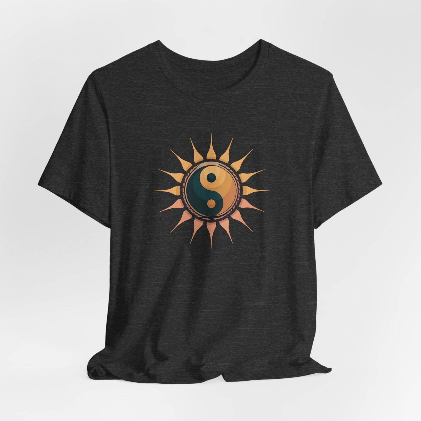 Sun and Moon Yin Yang Tee, Spiritual T-Shirt, Bohemian Style Shirt, Gift for Her, Summer Fashion - Image 24